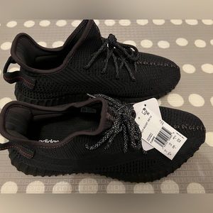 Yeezy Adidas Boost 350 V2 Static Black Non-reflective